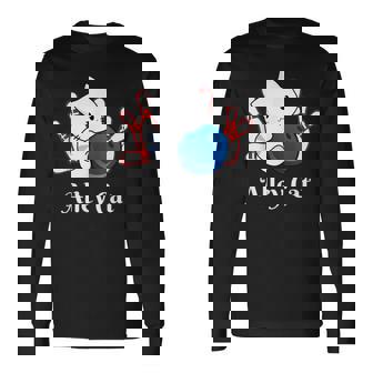 Alley Cat ボーリングtシャツ 長袖Tシャツ - Kawaiitshirt