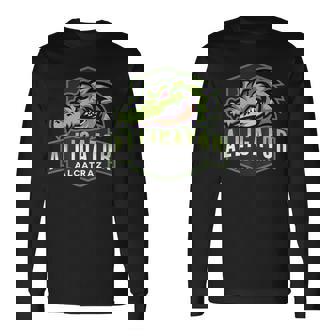 Alligator Alcatraz Florida Everglades Prison Long Sleeve T-Shirt | Mazezy