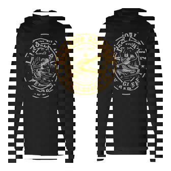 Alligator Alcatraz Florida Everglades Parody Long Sleeve T-Shirt | Mazezy