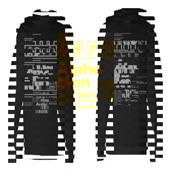 Alpha African 1906 Fraternity Information Description Long Sleeve T-Shirt - Thegiftio
