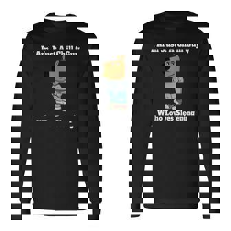 I Am Just A Chill Guy Who Loveleep My New Character 長袖Tシャツ - Kawaiitshirt