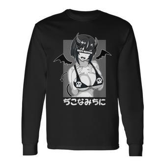 Anime Waifu Hentai Anime Amante Anime Chica Japonés Estética Camiseta de manga larga - Regaloses