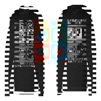 Anni 80 90 Cassetta Retro Nostalgia Anni 80 E 90 Maglietta a maniche lunghe - Novitaregali