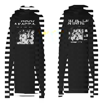 Antarctica Pinguins Birds Poleouth Antarctic Experience 長袖Tシャツ - Kawaiitshirt