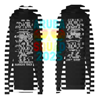 Aruba Squad 2025 Vacation Friends Family Matching Group Long Sleeve T-Shirt - Thegiftio