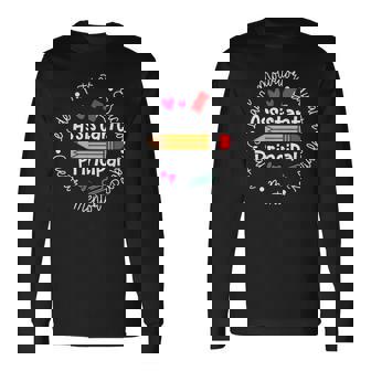 Assistant Principal Happy First Day Of School Back To School Long Sleeve T-Shirt | Mazezy