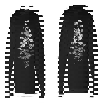 Astronaute Illustration Graphique Astronaute T-shirt à manches longues - Cadeauxyz