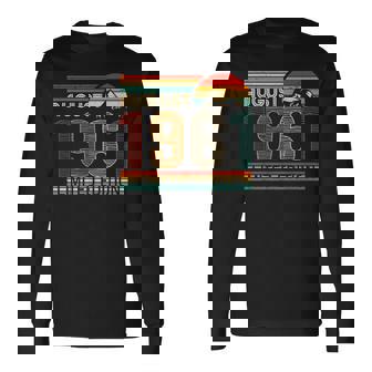 August 1961 Limited Edition Classic 1961Intage Birthday 長袖Tシャツ - Kawaiitshirt