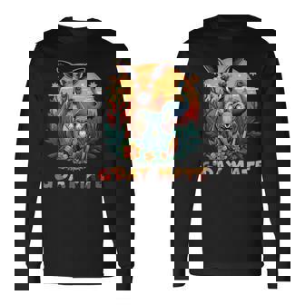 Australia G'day Mate And Aussie Animals Kangaroo Koala Emu 長袖Tシャツ - Kawaiitshirt