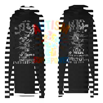 Autism Is Myuperpower 自閉症啓発パズル プライド 長袖Tシャツ - Kawaiitshirt