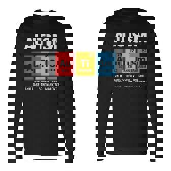 Autismo Tavola Periodica Autismo Autistico Maglietta a maniche lunghe - Novitaregali