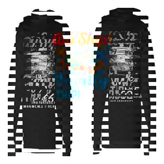 Aw Ship It's A Family Trip 2025 Family Matching Cruise Trip Long Sleeve T-Shirt | Mazezy
