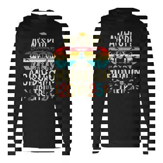 Aw Ship It's A Graduation Trip 2025 Graduation Cruise 2025 Long Sleeve T-Shirt | Mazezy