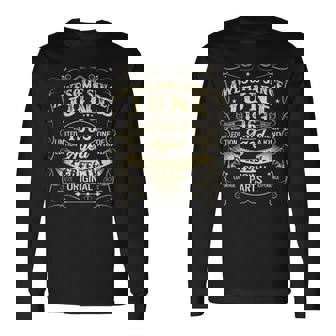 Awesomeince June 1963 Year Of Birth Birthday 1963Intage 長袖Tシャツ - Kawaiitshirt