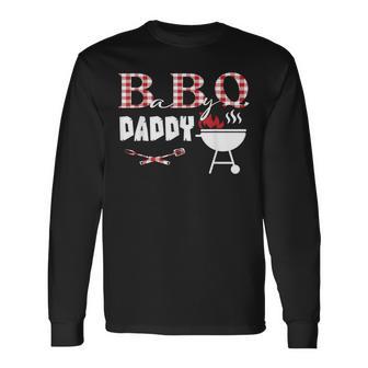 Baby Bbq Daddy Shower Birthday Party Family Matching Long Sleeve T-Shirt - Thegiftio UK