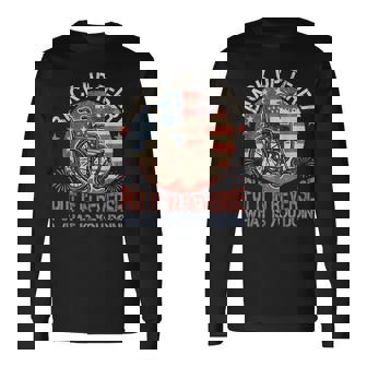 Back It Up Terry Put It In Reverse Firework 4Th Of July Long Sleeve T-Shirt | Mazezy