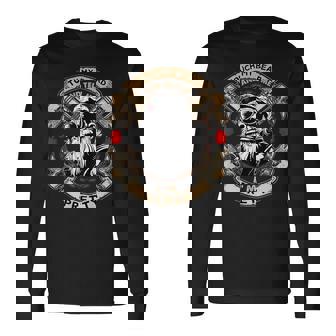 On Back Touch My Beard And Tell Me I'm Pretty Monkey Long Sleeve T-Shirt - Thegiftio