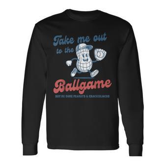 Take Me Out To The Ball Game Baseball Long Sleeve T-Shirt - Thegiftio UK