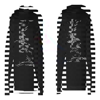 Balla バレエ ダンス イニシャル 名前 K Dance モノグラム バレエ 長袖Tシャツ - Kawaiitshirt