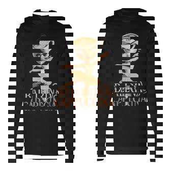 Ballerina Cappuccina Brainrot 長袖Tシャツ - Kawaiitshirt