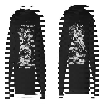 Baphomet Manoinistra Abbigliamentoatanico Maglietta a maniche lunghe - Novitaregali