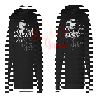 Baseball Gran Of A Baseball Player Gran Long Sleeve T-Shirt | Mazezy