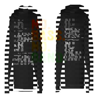 Bassist 楽器 エレキベース バンドなし 長袖Tシャツ - Kawaiitshirt