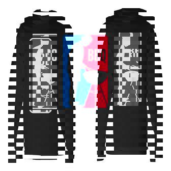 Bbq League グリルミートパロディ バーベキュー 長袖Tシャツ - Kawaiitshirt