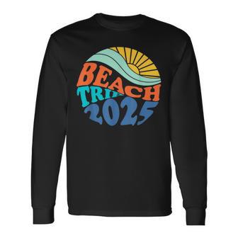 Beach Trip 2025 Beach Matching Family Summer Vacation Long Sleeve T-Shirt - Thegiftio UK