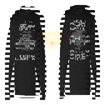 Bear Complex Wod Barbell ワークアウト 長袖Tシャツ - Kawaiitshirt