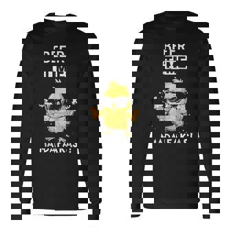Beer Time Madafakas Long Sleeve T-Shirt - Thegiftio UK