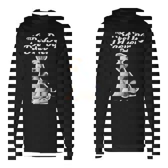 Best Dog Dad Ever ワイヤーフォックステリア 長袖Tシャツ - Kawaiitshirt