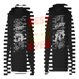 Best Drummer Dad Ever For ギフト アイデア ドラム ファニー パパ 長袖Tシャツ - Kawaiitshirt