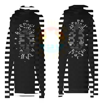 Best Frenchie Dad Ever ヴィンテージ フレンチブルドッグ 面白いギフト 長袖Tシャツ - Kawaiitshirt