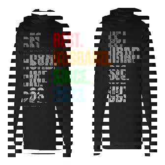 Best Husbandince 2023 2Nd Anniversary Husband 長袖Tシャツ - Kawaiitshirt
