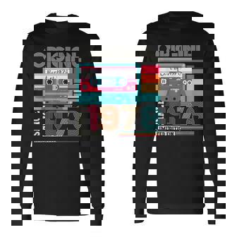 Best Ofintage 1978 45歳の誕生日ギフト メンズ カセット 長袖Tシャツ - Kawaiitshirt