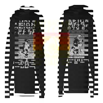 Best Rabbit Dad ヴィンテージアメリカンファジーロップ 長袖Tシャツ - Kawaiitshirt