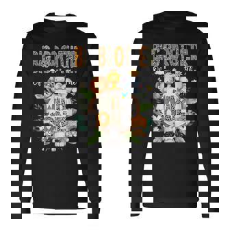 Big Brother Of The Wild One First Birthday Safari Jungle Long Sleeve T-Shirt - Thegiftio