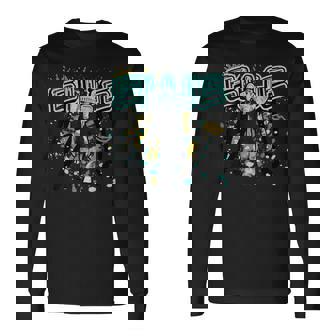 Big Ellie Liberty Ny Mascot Graffiti V2 Long Sleeve T-Shirt - Thegiftio