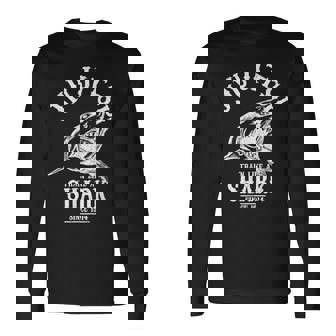 Bjj ブラジリアン柔術電車 サメのように 長袖Tシャツ - Kawaiitshirt