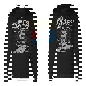 Black Graphic 4 Rare Retro Air Long Sleeve T-Shirt | Mazezy