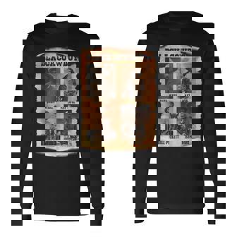 Black Cowboys Black History Western Rodeo Melanin Texas Long Sleeve T-Shirt - Thegiftio UK