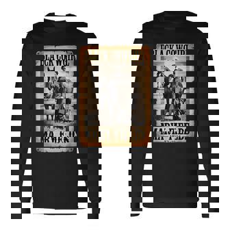 Black Cowgirl Mary Fields Western Rodeo Melanin Cowgirl Long Sleeve T-Shirt - Thegiftio UK