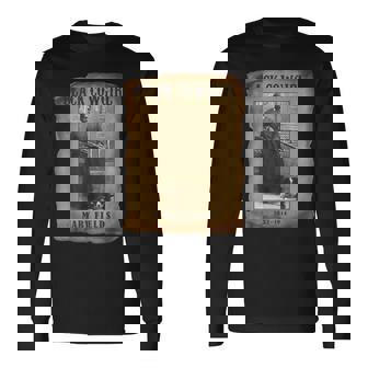 Black Cowgirl Mary Fields Western Rodeo Texas Black History Long Sleeve T-Shirt | Mazezy