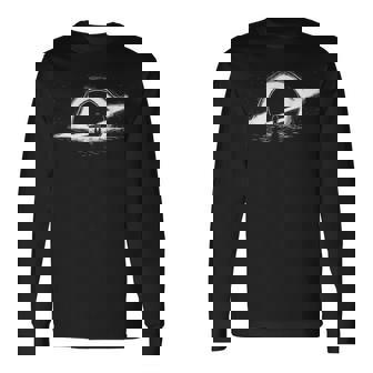 Black Hole Physics- Astrophysics Physic Graphic Astronaut Long Sleeve T-Shirt | Seseable CA