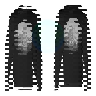 Blue Mountain Retrointage Hiking Camping Lover Glamper 長袖Tシャツ - Kawaiitshirt