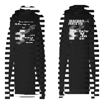 Bluegrass Is My Jam Banjo Musicintage Graphic 長袖Tシャツ - Kawaiitshirt