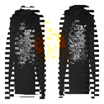 Bmx ライダーバイク 自転車 レーシング キッズ 男の子 長袖Tシャツ - Kawaiitshirt