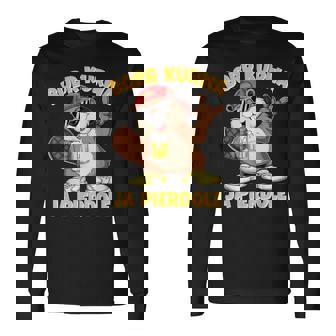 Bober Kurwa Meme Polska ビールコスチューム 面白い はいピエルドールボブル 長袖Tシャツ - Kawaiitshirt