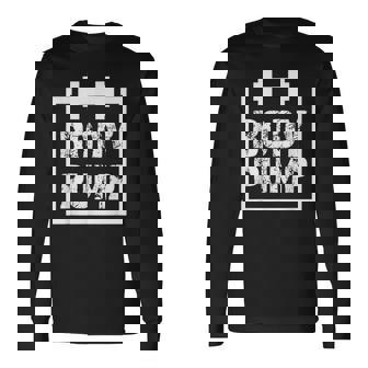 Body Pump Fitness Motivation ボディビルディングジムシャツ 長袖Tシャツ - Kawaiitshirt